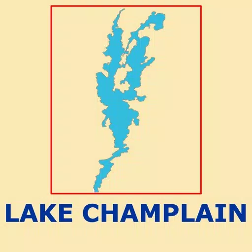 Lake Champlain - Boating Map Lake Champlain - Boating Map