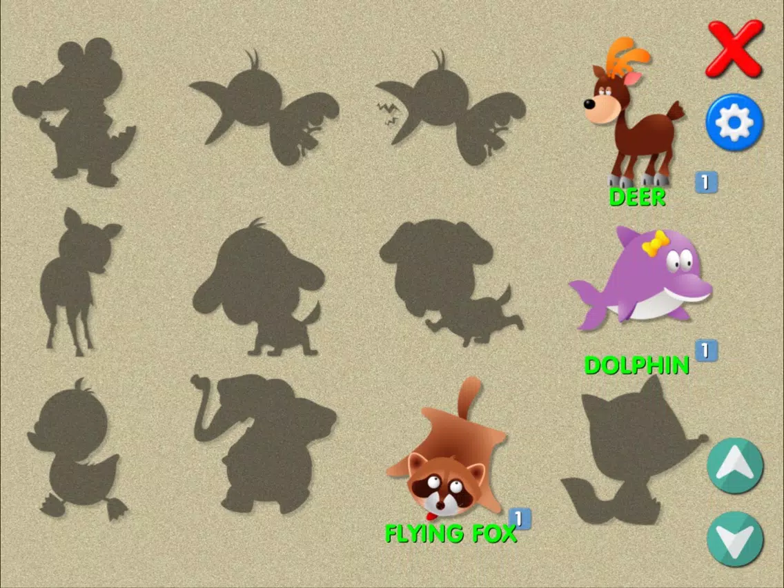 Capturas de pantalla de Animals matching memory game for kids iPad