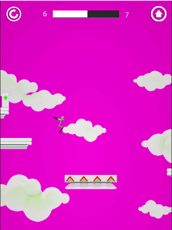 Stickman Parkour 3D Ninja Run iPad 应用截图