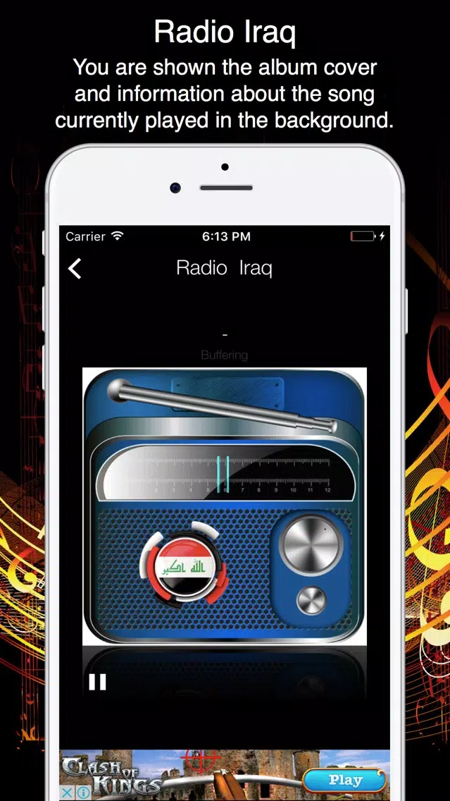 Radio Iraq - Live Radio Listening Screenshots