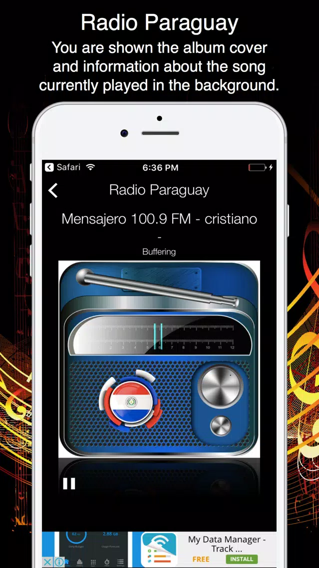Radio Paraguay - Live Radio Listening Screenshots