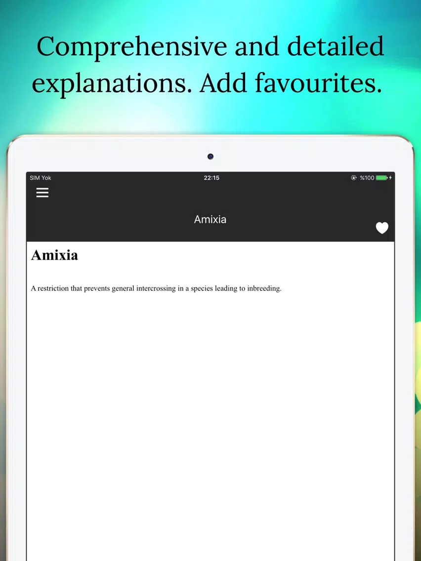 Zoology Dictionary Offline iPad Screenshots
