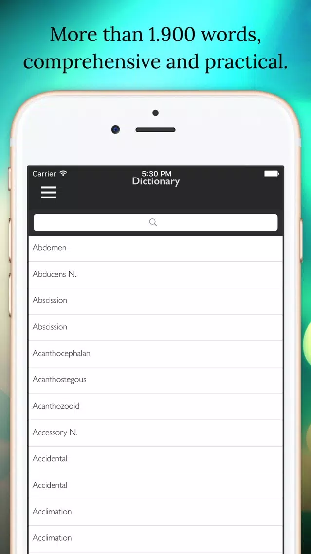 Zoology Dictionary Offline Screenshots