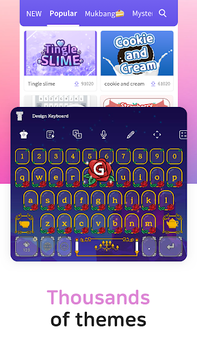 Design Keyboard - Fonts, Emoji Screenshots