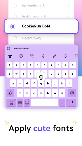 Design Keyboard - Fonts, Emoji Screenshots