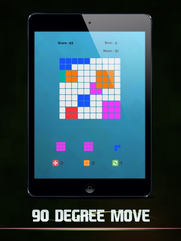 Bricks Block Logic : Grid Puzzle Game iPad Screenshots