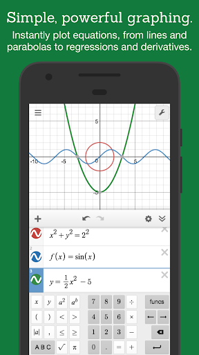 Desmos Graphing Calculator Screenshots