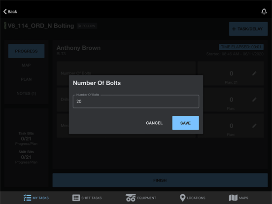 Deswik.Operator iPad Screenshots