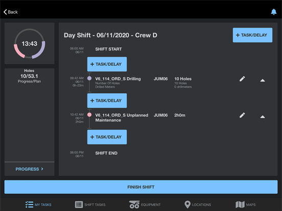 Deswik.Operator iPad Screenshots