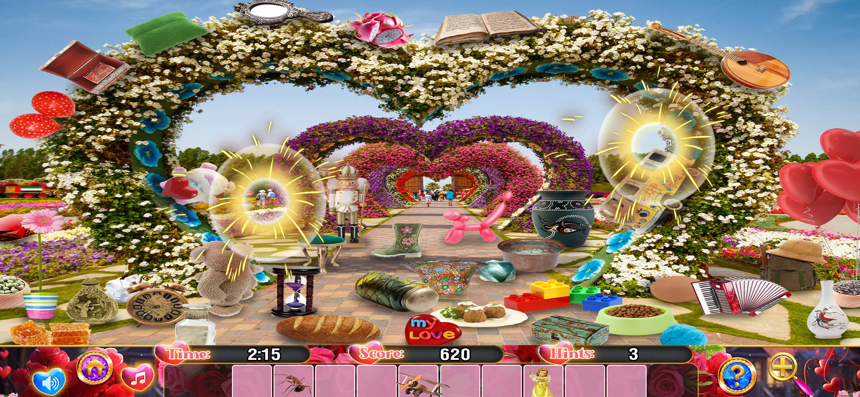 Скриншоты Hidden Object Valentine's Day
