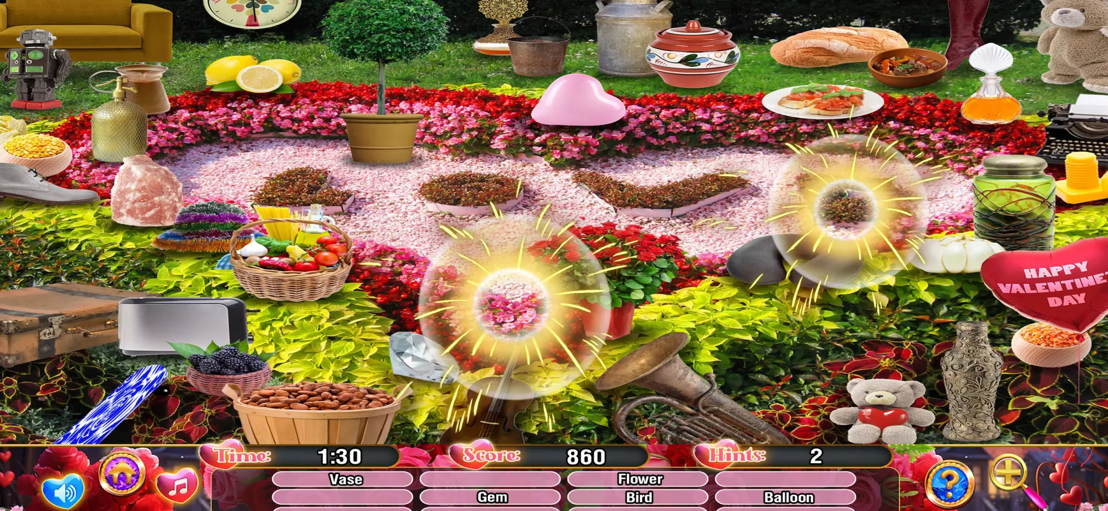 Hidden Object Valentine's Day Screenshots
