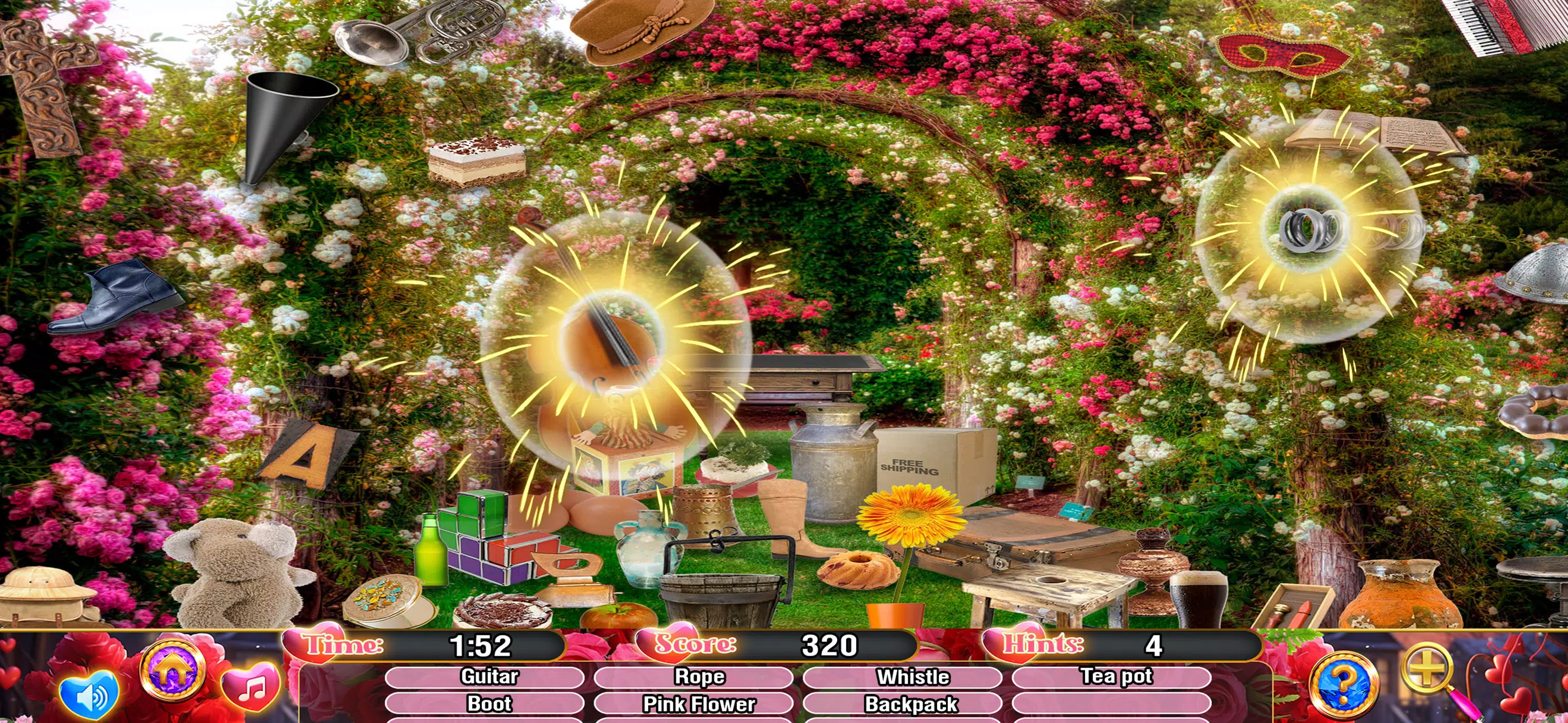 Скриншоты Hidden Object Valentine's Day