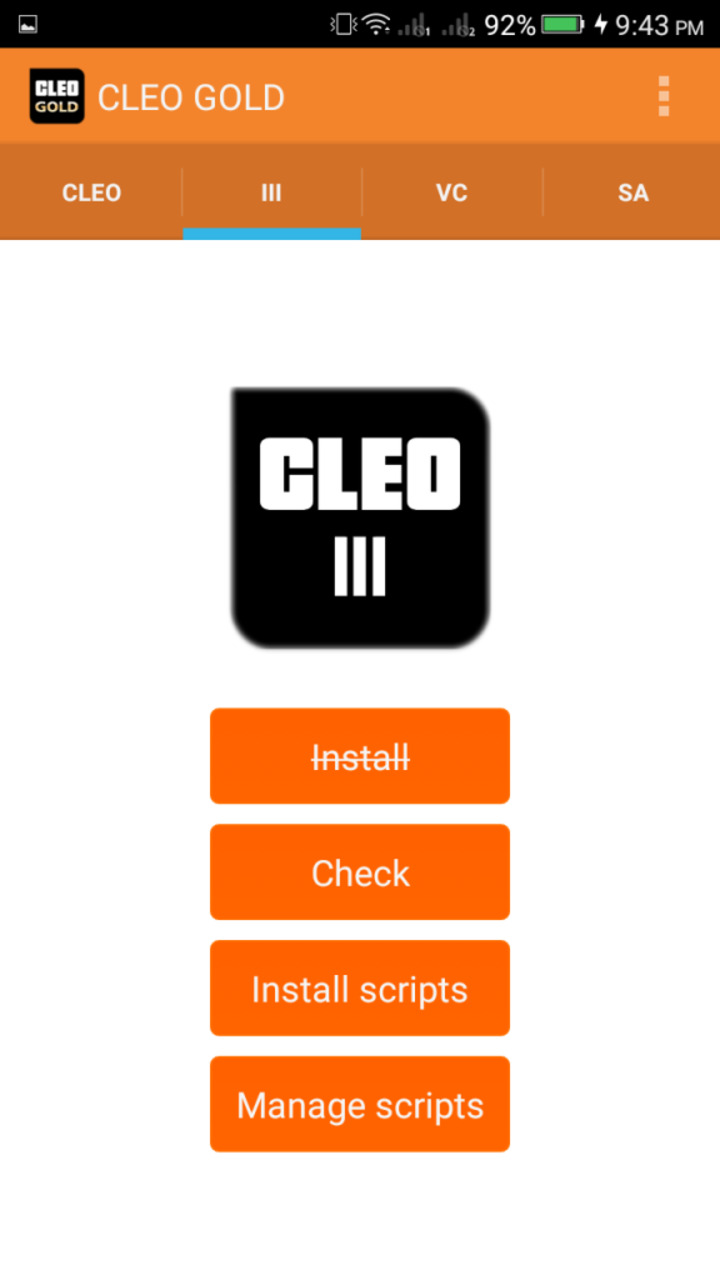 CLEO Gold স্ক্রিনশট