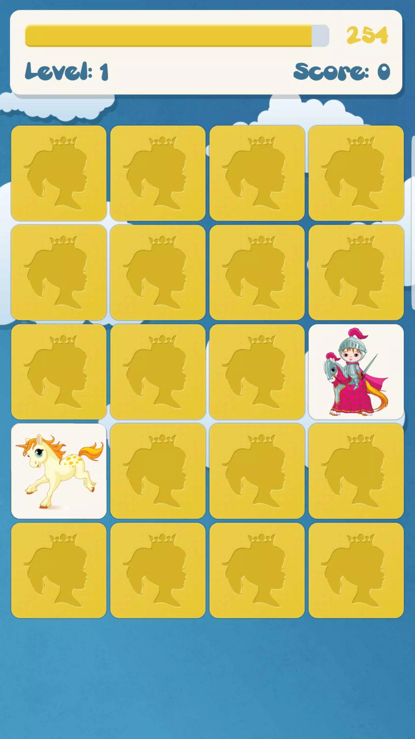 Princess memory game for kids Screenshots