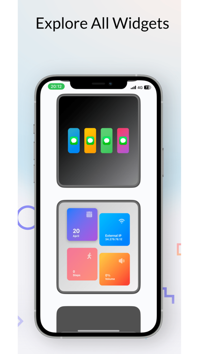 Widgetify - Colorful Widgets Screenshots