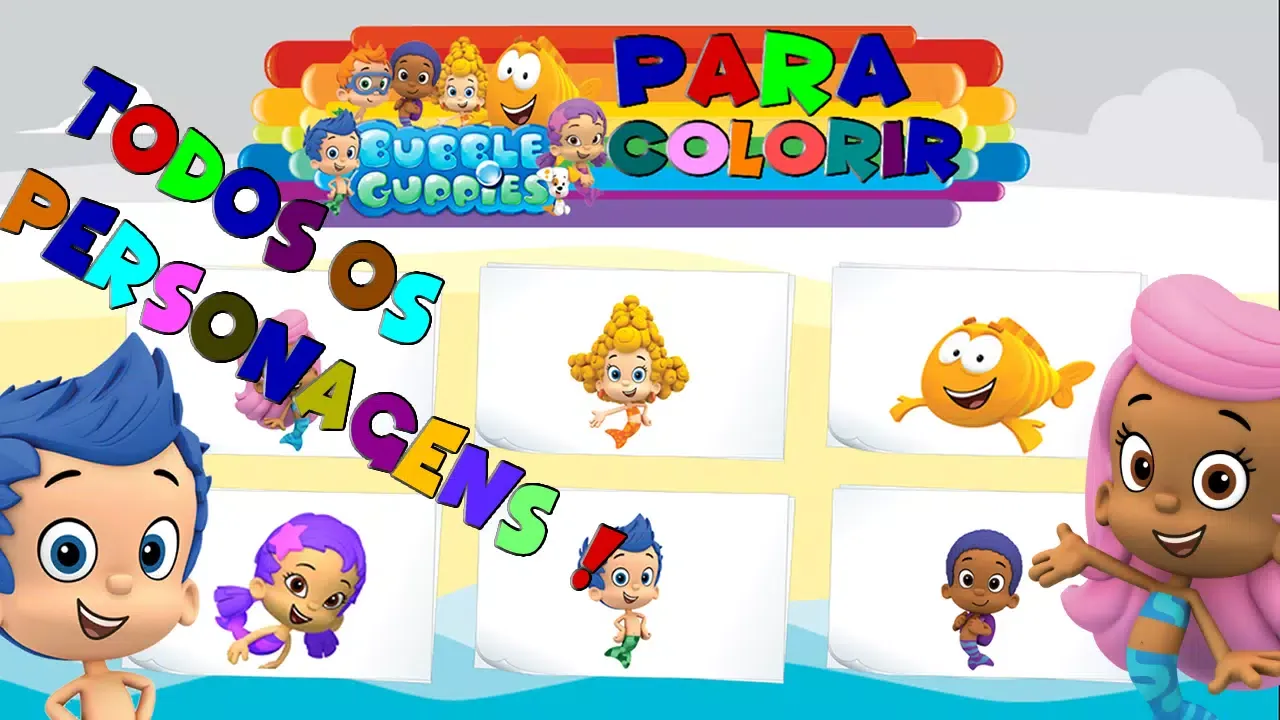 Pintar Gupies Bubble Screenshots
