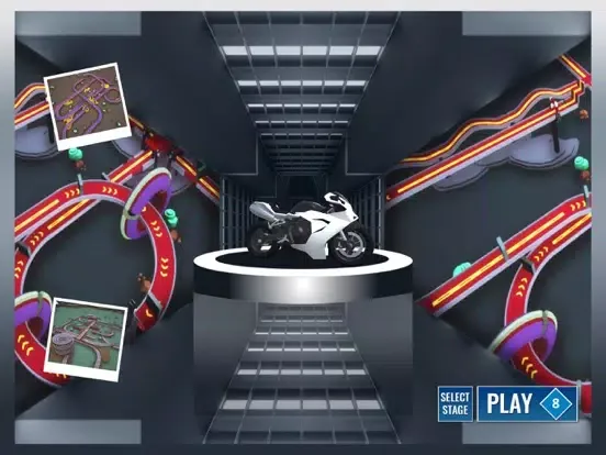 ภาพหน้าจอของ Gravity Rider : Extreme Bike iPad 