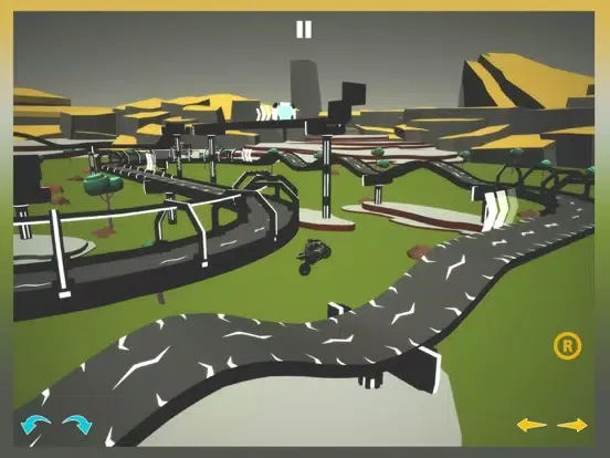 ภาพหน้าจอของ Gravity Rider : Extreme Bike iPad 