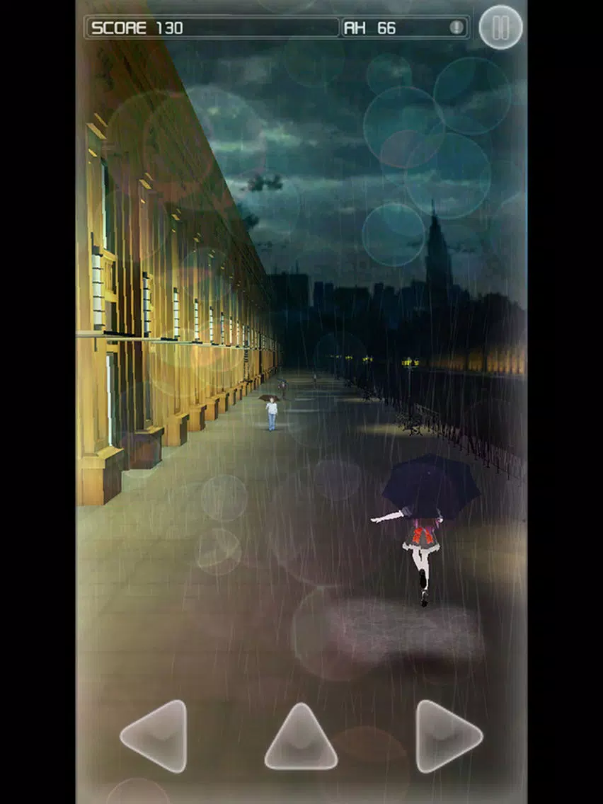 Running Girl - Only the sweetest girl rain Parkour iPad  Screenshots
