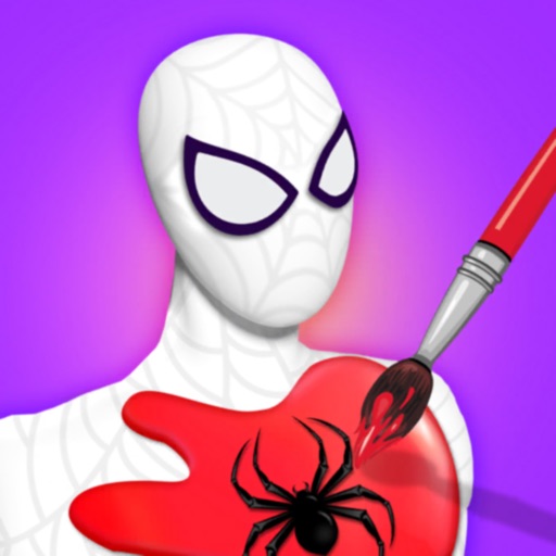 Coloring Paint: ASMR Superhero Coloring Paint: ASMR Superhero