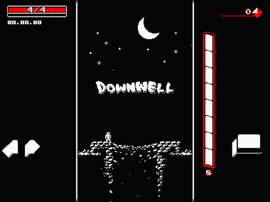 Tangkapan layar Downwell iPad 