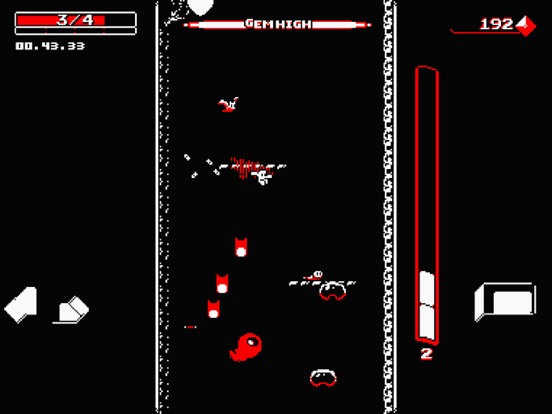 Tangkapan layar Downwell iPad 