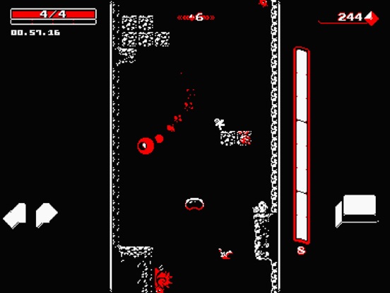 Tangkapan layar Downwell iPad 