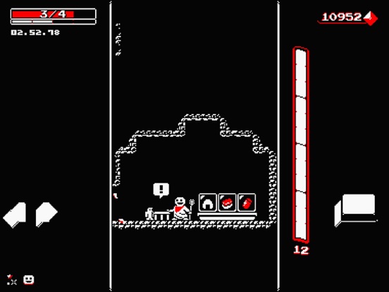 Tangkapan layar Downwell iPad 
