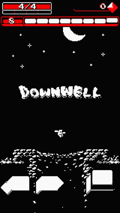 Tangkapan layar Downwell