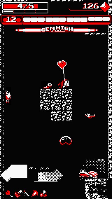 Tangkapan layar Downwell