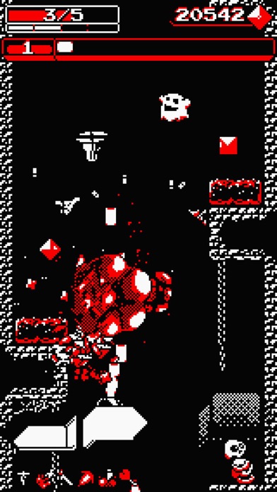 Tangkapan layar Downwell