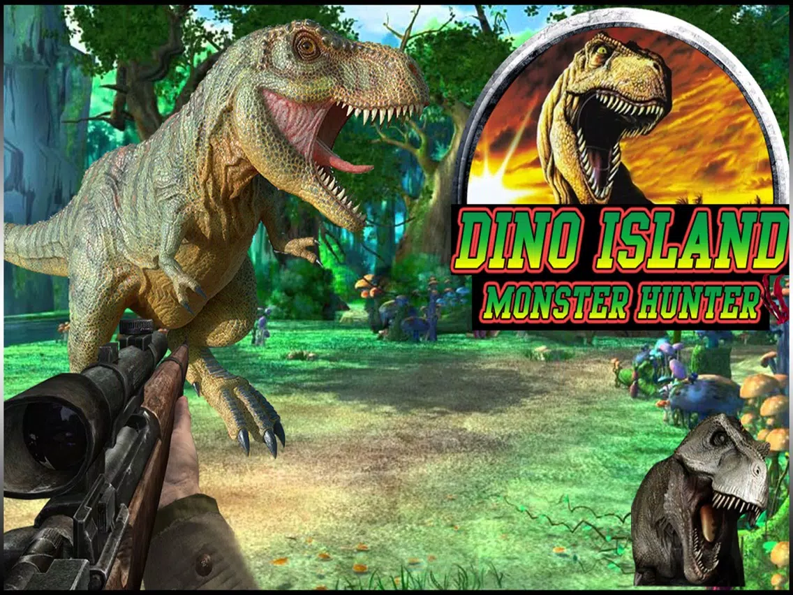 Ảnh chụp màn hình của Dino Island Sniper : Big Monster Hunter iPad 