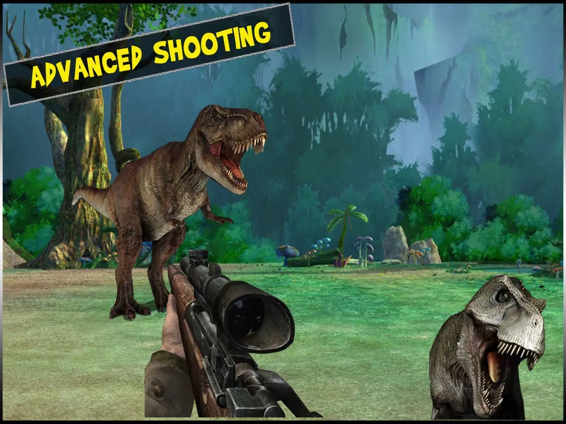 Ảnh chụp màn hình của Dino Island Sniper : Big Monster Hunter iPad 
