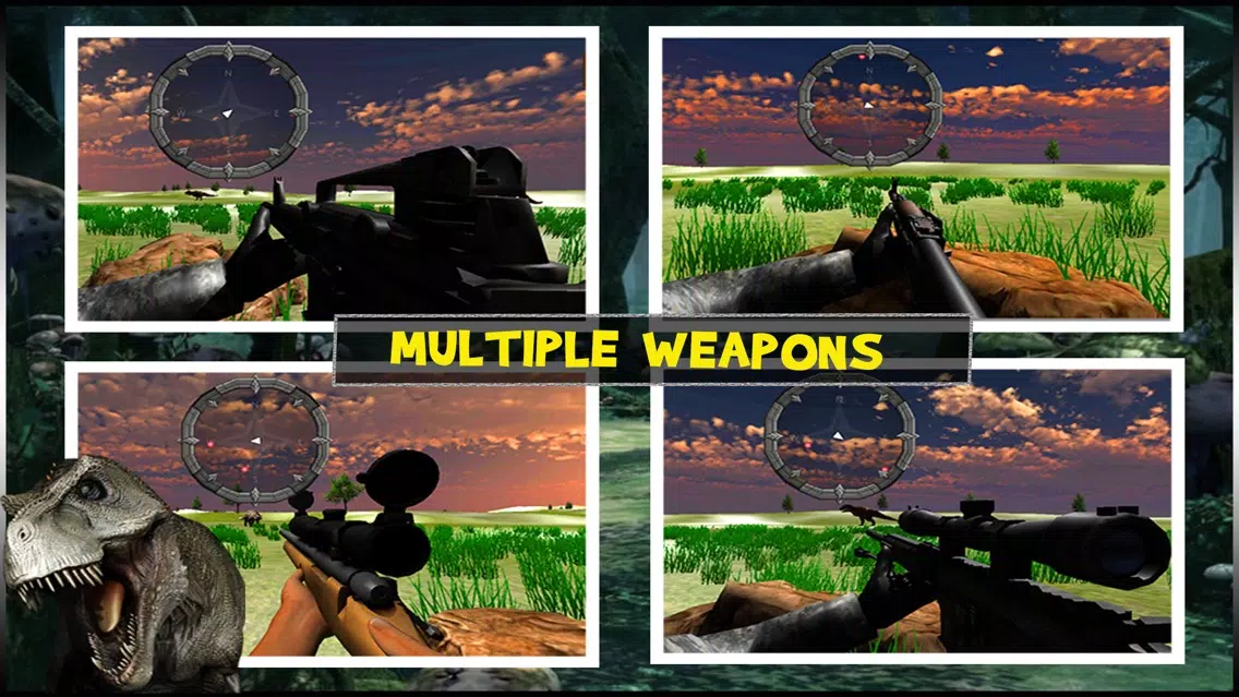 Ảnh chụp màn hình của Dino Island Sniper : Big Monster Hunter