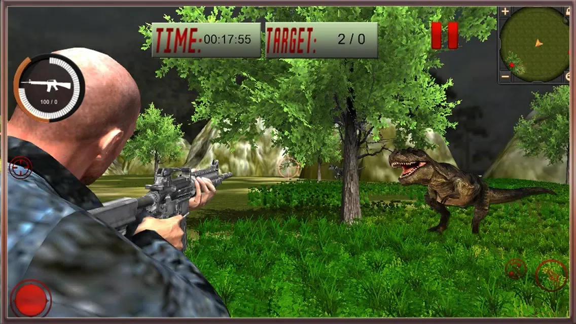 Ảnh chụp màn hình của Sniper in Dinosaur War - Wild Hunting Simulator