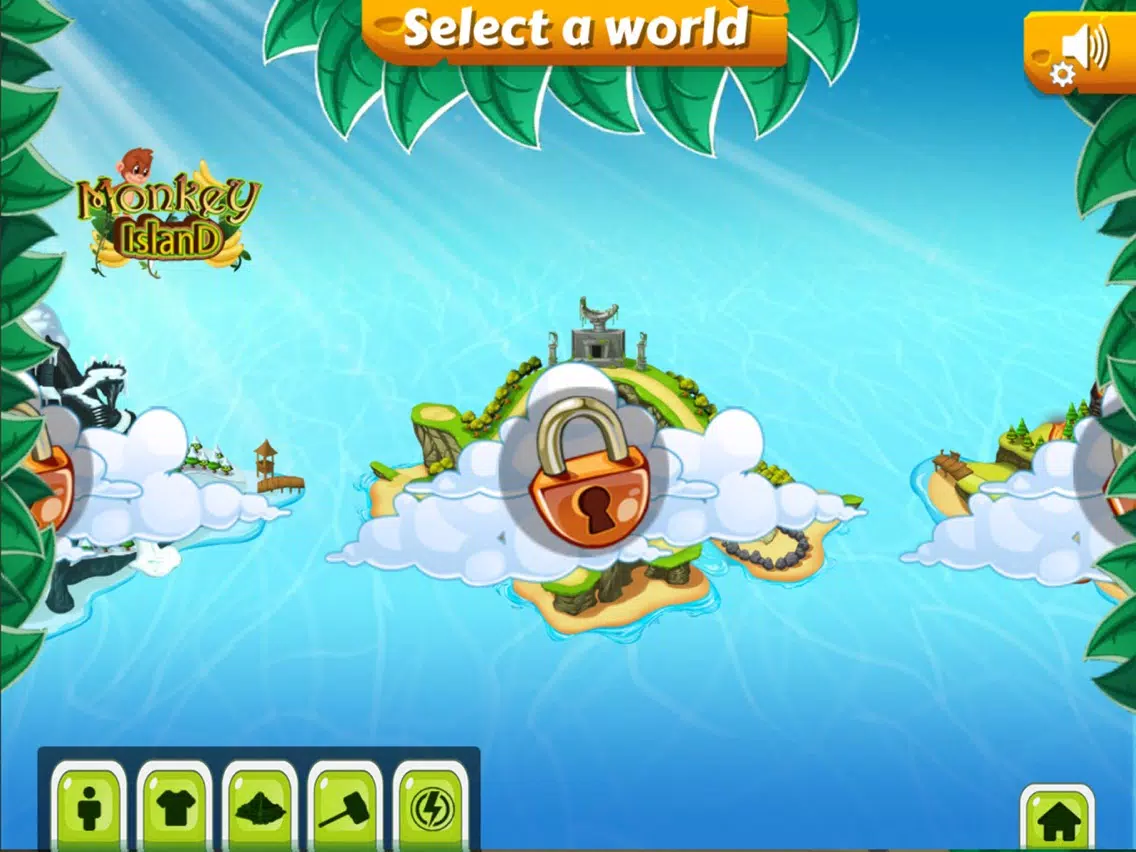 ภาพหน้าจอของ Super Monkey Island Adventure iPad 