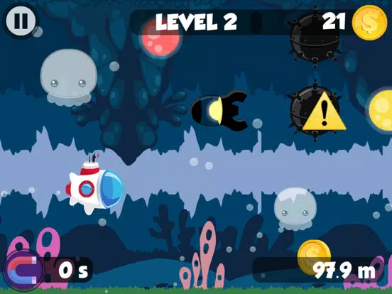Little rainbow submarine run iPad 应用截图