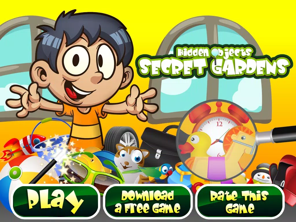 Hidden Objects Secret Gardens iPad Screenshots