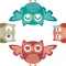 Owl Fever Stickers 2