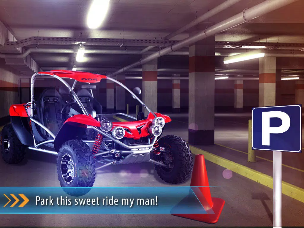 3D Buggy Parking Mania - Multi Level Driving Test in City Trafic Simulator iPad 스크린샷