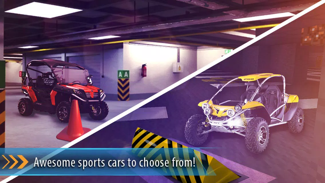 3D Buggy Parking Mania - Multi Level Driving Test in City Trafic Simulator 스크린샷