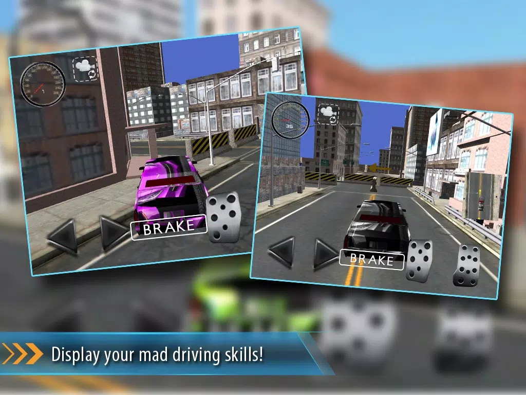 Tangkapan skrin Precision 3D Car Parking-Street Parking Vehicle Test Drive and Transporter Truck Simulator iPad