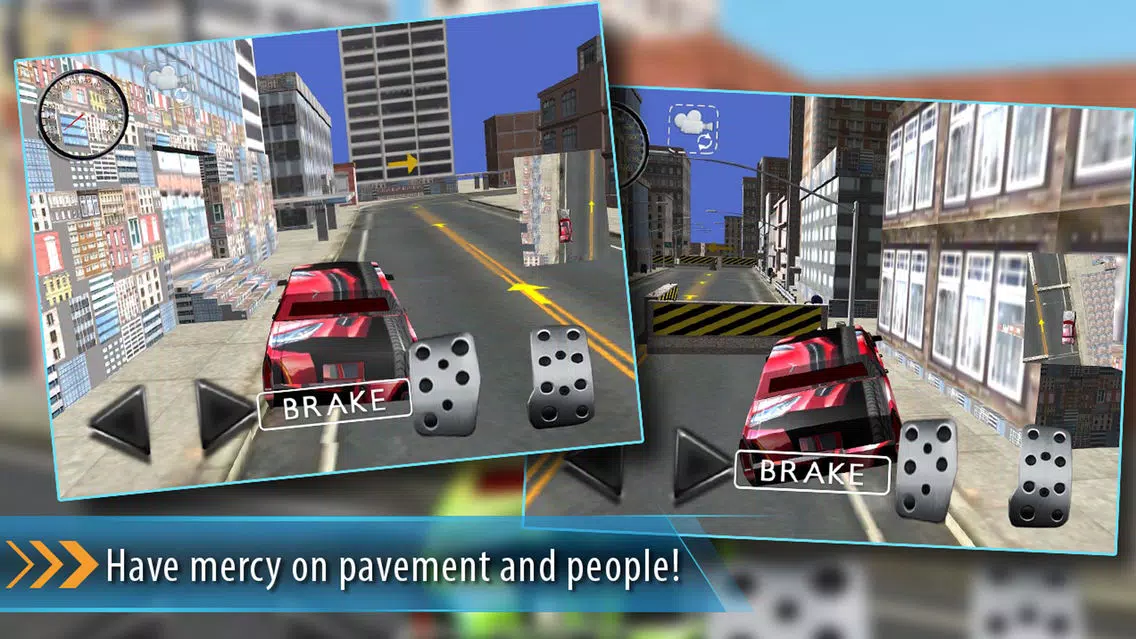 Tangkapan skrin Precision 3D Car Parking-Street Parking Vehicle Test Drive and Transporter Truck Simulator
