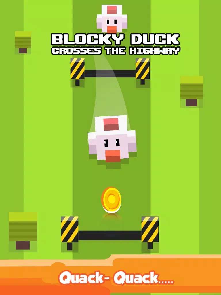 Captures d'écran de Blocky Duck Crosses the Highway – Endless Tiny Bird Escape iPad
