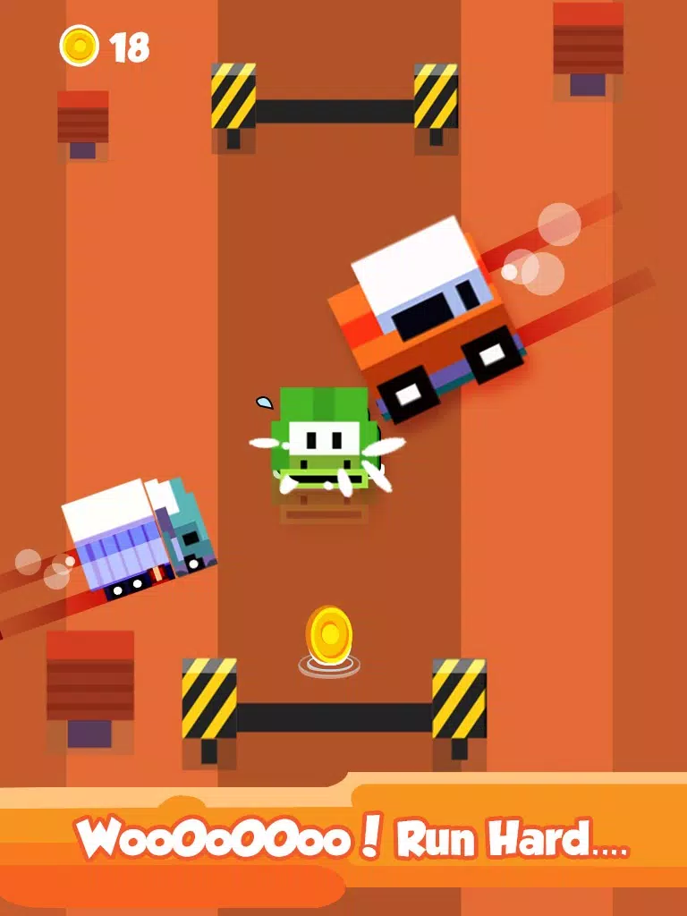 Captures d'écran de Blocky Duck Crosses the Highway – Endless Tiny Bird Escape iPad