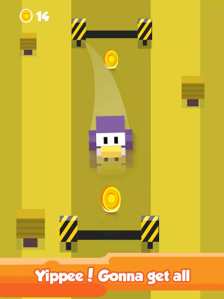 Captures d'écran de Blocky Duck Crosses the Highway – Endless Tiny Bird Escape iPad
