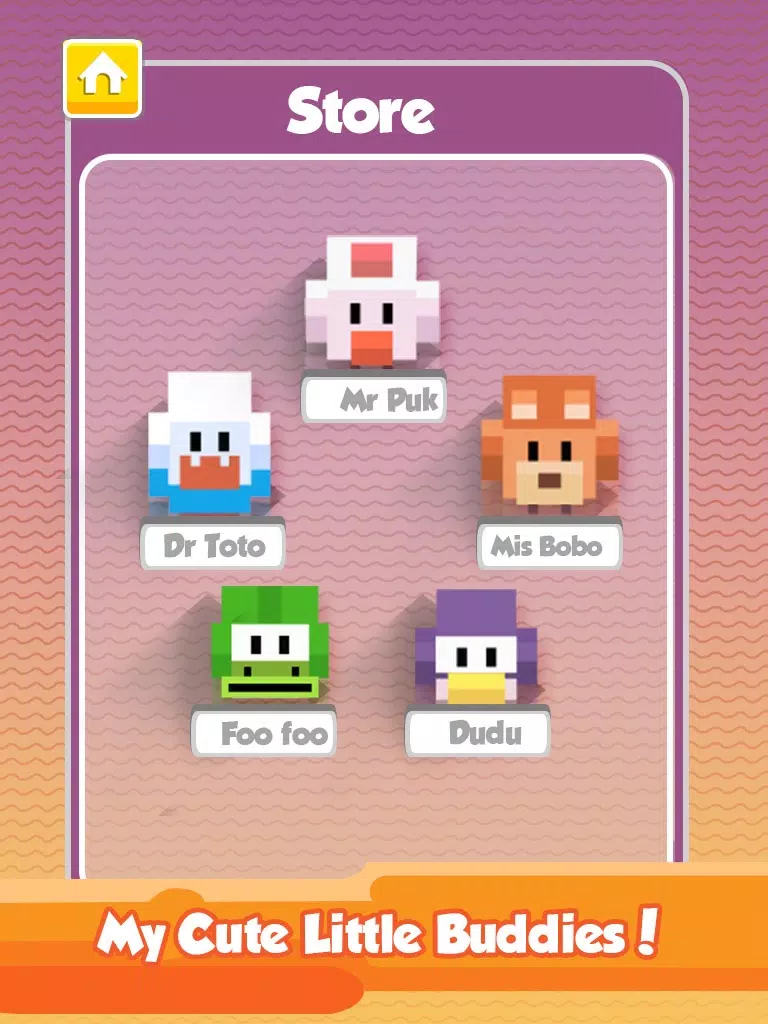 Captures d'écran de Blocky Duck Crosses the Highway – Endless Tiny Bird Escape iPad