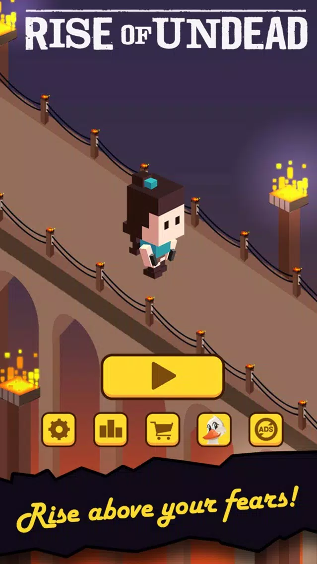Tangkapan layar Rise of Undead – Scary Night Adventure on Spooky Bridge
