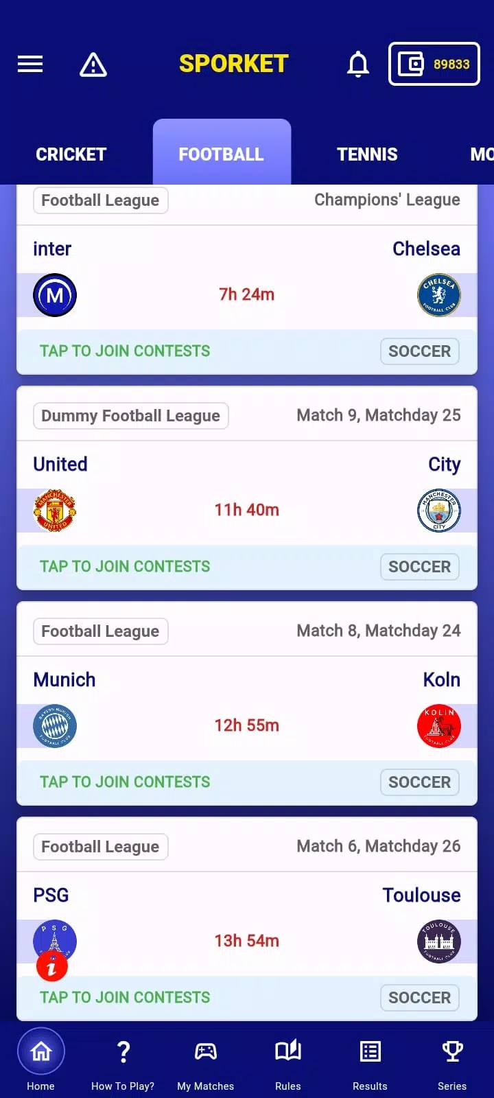 Sporket: Multi-Sports Fantasy应用截图