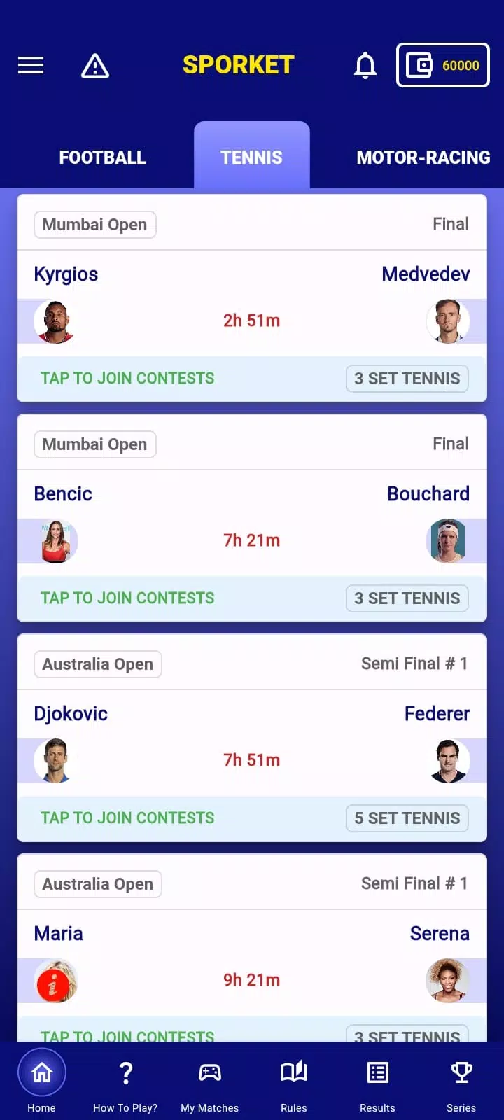 Sporket: Multi-Sports Fantasy应用截图